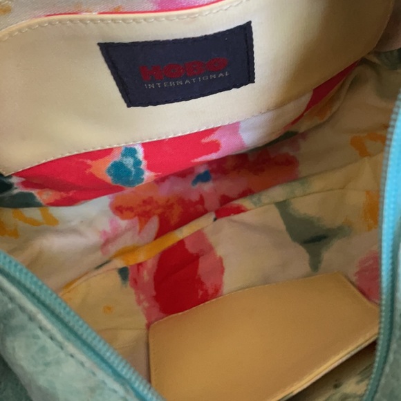 Hobo International Mini Aqua Green Leather  Mini Hobo Bag 😘😘 - Picture 10 of 14